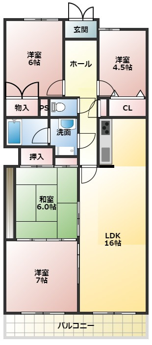 日の出ハイツ間取り